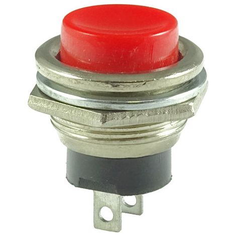 Interrupteur à bouton-poussoir PBS-26B rouge OFF-(ON) 10 pièces (1/2)
