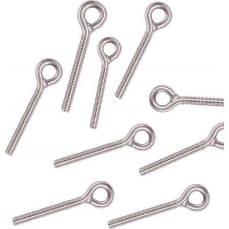 M4 Edelstahl 304 Ringschraube, 10 Stück – metrisches Gewinde