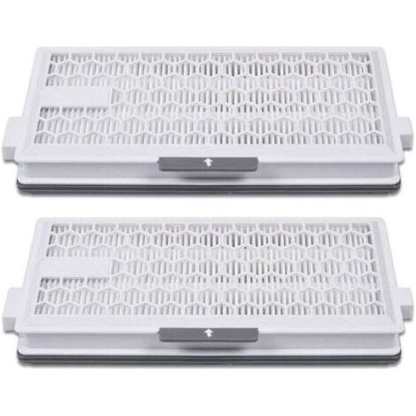 Air Clean Plus 50 Filter für Miele Complete C3 Powerline S8340 Staubsauger, Air Clean SF-HA 50 Filter für Complete C2, C3, Compact C1 und C2 Staubsauger (2er-Pack) (1/4)