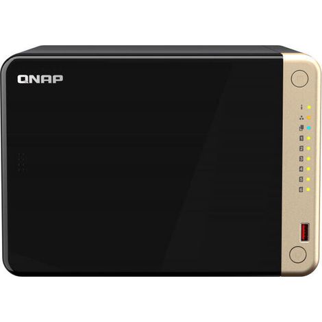 QNAP TS-664 NAS Torre Ethernet Negro N5095 (1/4)