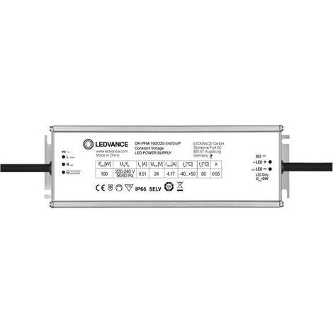 LEDVANCE ALIMENTATORE ELETTRONICO (EVG), DRIVER LED OUTDOOR PERFORMANCE, EVG LED CV, DR-PFM-100/220-240/24/P 4058075239937 (1/4)