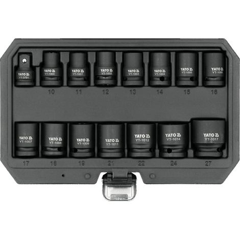 Chiavi e bussole Yato impact socket set acciaio CrMo 15 pezzi (1/3)