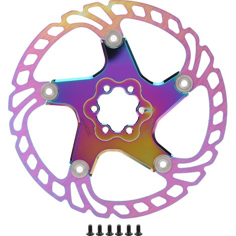 Plaquettes de frein disque 203mm 5 trous pour VTT métallique coloré (1/5)