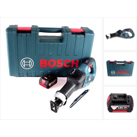 Sega circolare a batteria GSA 18V-32 Bosch 18V Brushless in valigetta + 1x batteria 4,0Ah - senza caricabatterie