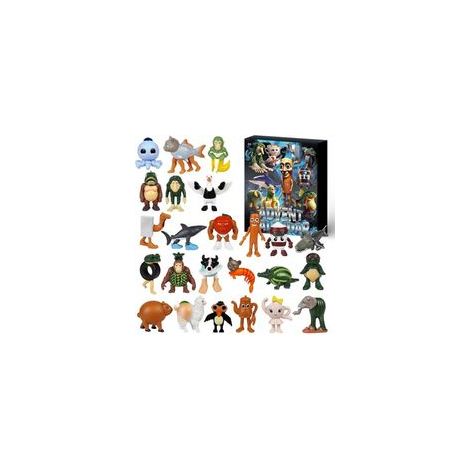 Calendrier de l'Avent 2025, coffret de 24 figurines, cadeaux inspirés de Tralalero Tralala, calendrier de l'Avent de 24 jours (1/5)