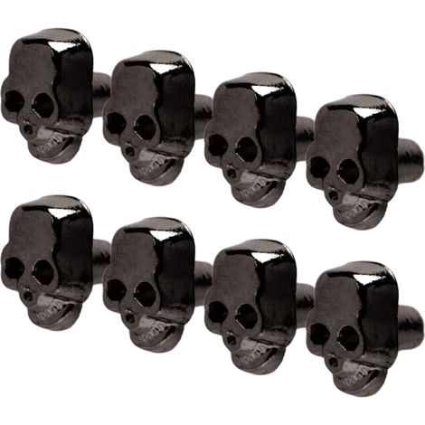 200 Rivets Tête de Mort Style Punk, Accessoires de Customisation Métalliques pour Bottes, Vestes et Accessoires, Finition Argenté et Noir (1/5)