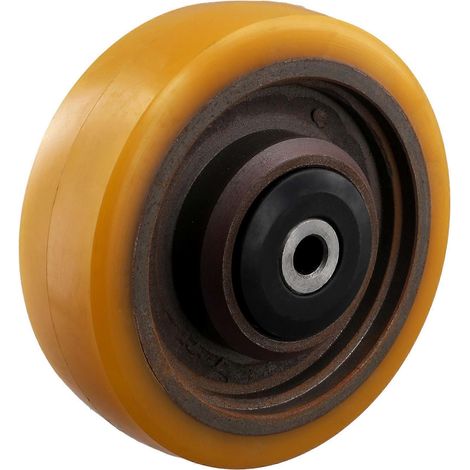 Roues stabilisatrices de chariot élévateur de 12 mm, roue d'équilibrage 0039903515 pour gerbeur électrique Linde Fenwick L10 L12 L14 L16, 150 x 50/60 mm (1/5)