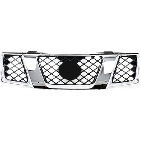 Grille de calandre avant noire et chromée Nissan Navara 2005-2010