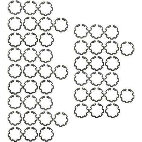 50 Stück B5 Sicherungsringe für Kompressorkupplungswelle, 1,5 mm Dicke, 37,43 mm Außendurchmesser, 26,69 mm Innendurchmesser, Befestigungssatz (1/5)