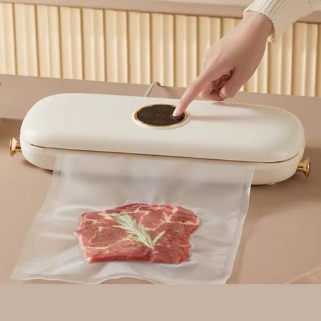 Machine à Sous Vide Alimentaire Compacte, Appareil de Conservation pour Aliments Secs et Humides, Prise CN 220V (1/5)