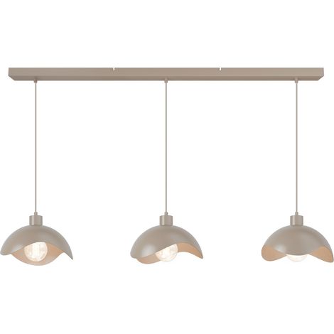 Lampe suspendue de bureau Volta 3x Ø30cm - sable - 2403-36-36-130-3 (1/3)