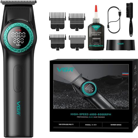 Tondeuse à Cheveux Professionnelle pour Homme 8000 Tr/min (1/5)