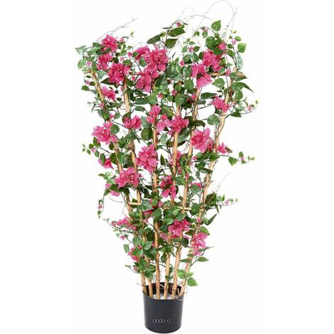 Bougainvillier artificiel palissade H 140 cm L 70 cm extérieur anti-UV