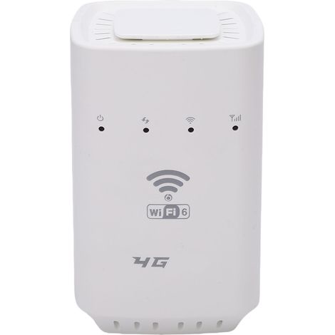 Routeur sans fil WiFi 6 4G LTE CPE avec emplacement pour carte SIM, interface WAN/LAN, point d'accès WiFi portable 300 Mbps, alimentation USB-C (1/5)
