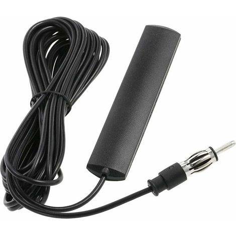 Antenne radio AM FM pour voiture – Antenne de correction adhésive – Câble 5m – Fréquence 85-112 MHz – Plastique ABS pour meilleure réception - ANT-309