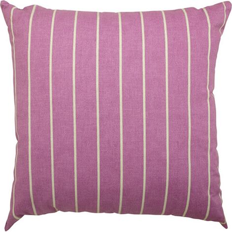 Scatter cushion 18x18 Stripe Outdoor Garden Furniture Cushion (Pack of 4) - L46 x W46 cm - Purple