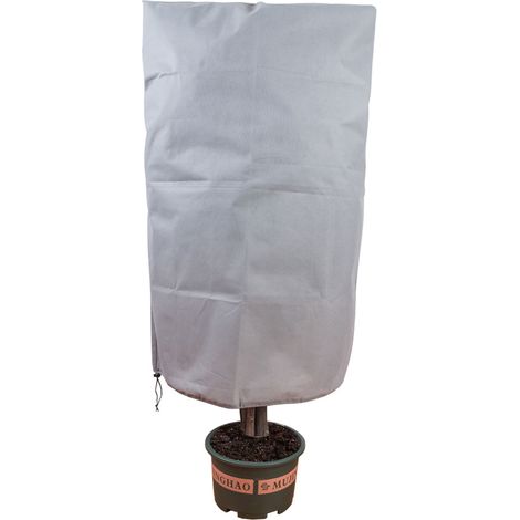 [Cubierta protectora] [Para plantas y árboles frutales] – Resistente a las heladas y al viento, reutilizable, tela no tejida, gris, 60 x 80 cm, 80 x 100 cm o 80 x 120 cm, 1 unidad (1/5)