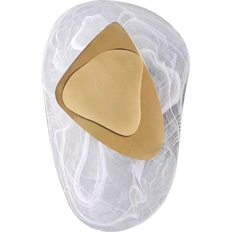 Applique Murale LED Cristal Design Épuré Doré – Luminaire Décoratif pour Chambre, Salon et Couloir (110V) (1/5)