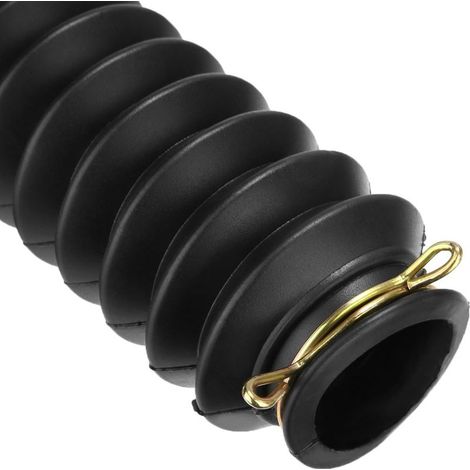 Lot de 2 soufflets de fourche avant en caoutchouc de 42 mm pour moto, protection d'amortisseur (1/2)