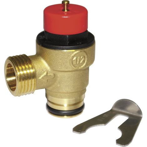 Kit valvola di sicurezza riscaldamento 3 bar