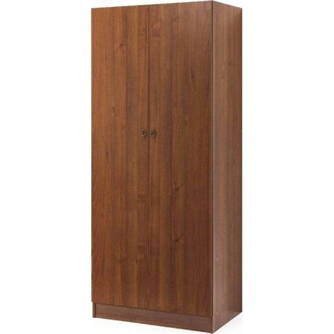 Schlafzimmer Kleiderschrank mit 2 antiken Nussbaumtüren Cm 90x60xh 180