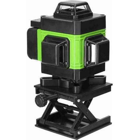 Niveau laser 16 lignes auto LCD intérieur extérieur portable (1/4)