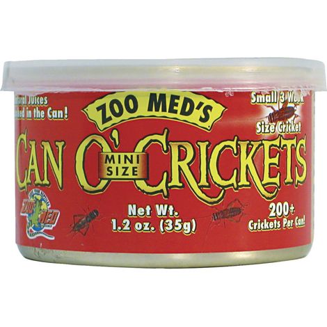 Grillons de taille mini 35G  ZM-43E pour reptiles, tortues, poissons - Zoo Med (1/2)