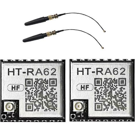 HT-RA62 Serie LoRa Modul (2 Einheiten) mit 868-915 MHz SX1262 Antenne, Low Power Spread Spectrum Kommunikationsmodul. (1/5)