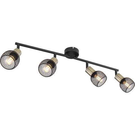 Globo - foco - Fiastra - negro - metal - foco de superficie - E14 (1/5)