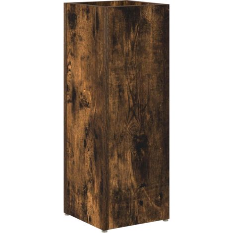 Paraguero Roble ahumado 20 x 20 x 55,5 cm Madera de ingeniería vidaXL