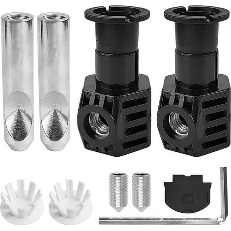 Ensemble de Fixation Intelligent pour Cuvette WC Suspendu, Comprenant des Charnières de Fixation et Des Vis de Couvercle D'huile, Ce Kit Convient aux Toilettes Suspendues au Mur (1/5)