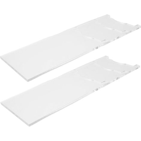 Entretoises murales en acrylique transparent, lot de 2 (1/5)