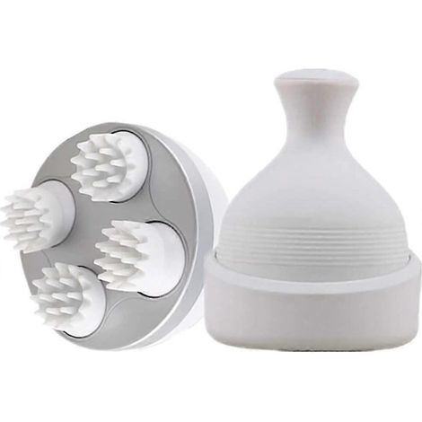 Masseur pour tête de chat, tête de brosse en silicone souple, massage doux, chargement USB, masseur électrique pour animaux de compagnie (1/4)