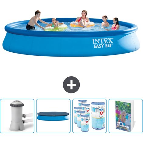 Intex Piscine Easy Set Ronde - 457x84 cm - 5-pièces  SCB111 (1/5)