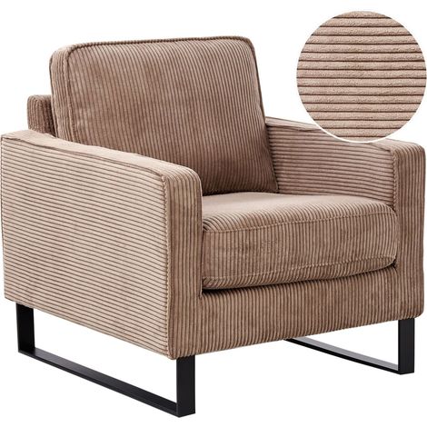 Armchair VIND Corduroy Beige (1/5)