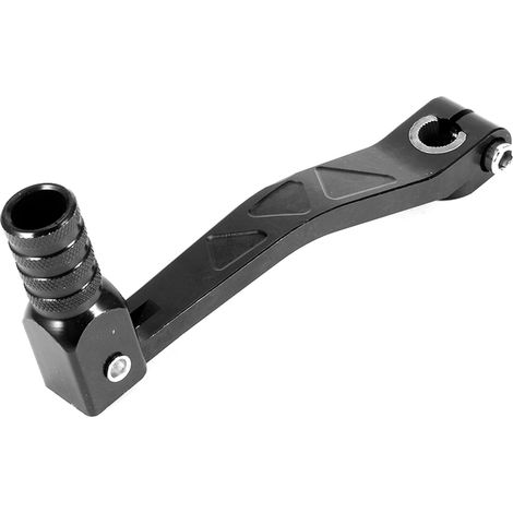 CNC-gefräster, klappbarer Schalthebel aus Aluminiumlegierung für XR/CRF 50 70 110 125cc Offroad-Motorräder, Schwarz (1/5)