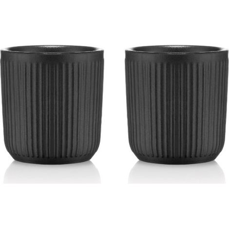 Set 2 schwarze Tassen 10 cl - Douro - Bodum