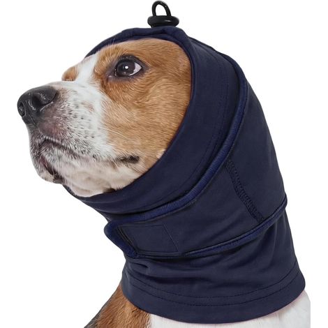 Protection Pour Oreilles De Chien Protection Anti-Bruit Ajustable Double Couvre-Tête De Protection Pour Chien Pour Orage Bain Toilettage Séchage Voiture Plage Parc Fête Vacances Nuit (1/5)