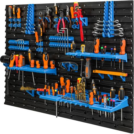 Outils de tableau d'atelier, 115,8 x 78 cm, matériau plastique, design mobile, installation rapide, compatibilité polyvalente (1/5)