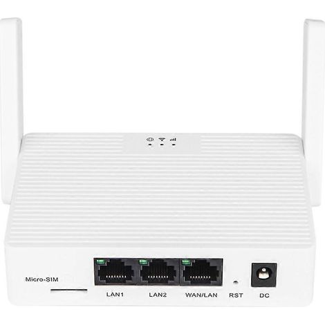 Routeur WiFi 4G LTE avec carte SIM, 1200 Mbps, Wi-Fi sans fil 2,4 GHz et 5 GHz, antenne 5 dBi, ports WAN et LAN, jusqu'à 32 appareils, prise européenne. (1/5)