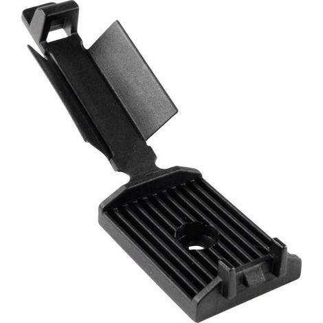 HellermannTyton FKH30A-HIR-BK-C1 soporte para cable negro autoadhesivo