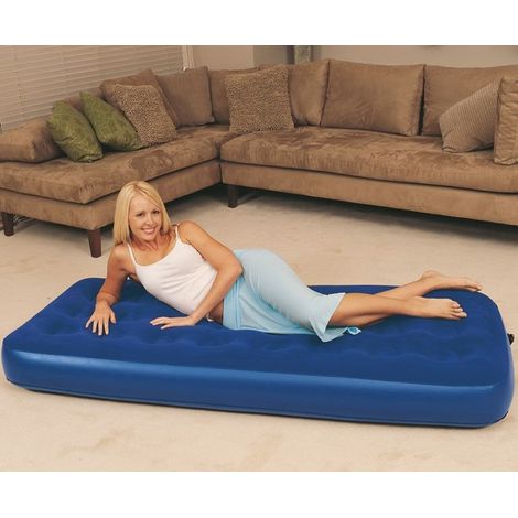 Materassino Materasso Gonfiabile Singolo mod.Comfort Blu Bestway 185X76X22 Cm (1/2)