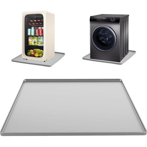 Bac de lavage en silicone étanche pour machine à laver, sèche-linge, lave-vaisselle, réfrigérateur, climatisation (C) 60 x 60 cm (1/5)