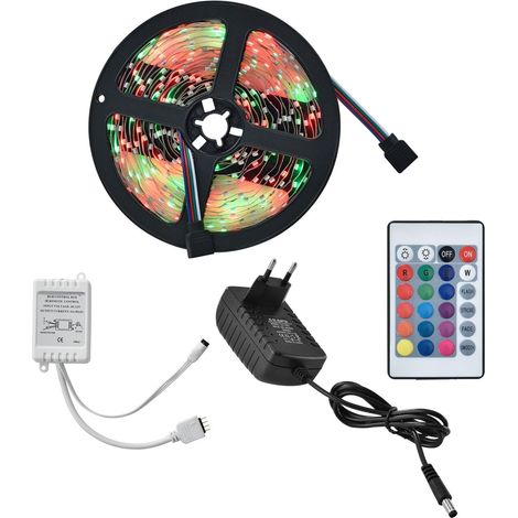 Bande LED brillante, installation auto-adhésive pour une personnalisation facile, palette de couleurs RGB avec effet Dreamcolor, adaptée à une utilisation en intérieur (1/5)
