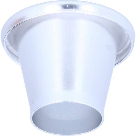 Adaptateur de cornet d'admission d'air turbo de 1,9 pouce, accessoire de modification automobile en aluminium CNC argenté (1/5)