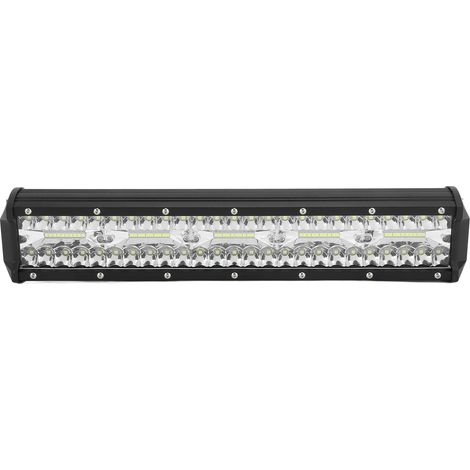 Barre LED 15 pouces 300W 12-24V lumière blanche pour voiture, utilitaire, SUV, 4x4, quad, bateau, remplacement projecteur de travail (1/5)