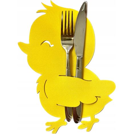 Besteckkasten-Abdeckung, Tischdekoration in Form eines Osterhuhns für Weihnachten