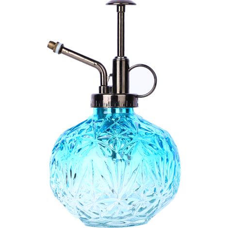 Vase à Arroser Vintage Émaillé - 16 cm - Verre & Plastique - Multi-Colors (Vert, Violet, Bleu, Café, Rouge, Transparent) - Scandinave Décoration Maison/Jardin - 225g (1/5)