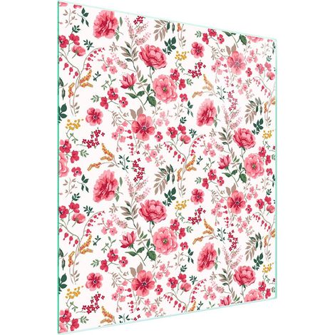 TAGLIERE IN VETRO 45x52 Fiore (1/5)