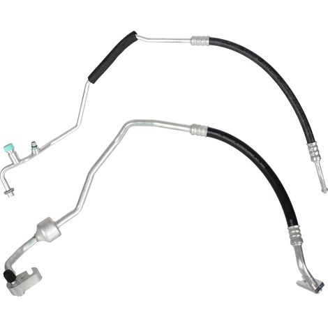 Kit de 2 durites de climatisation pour Opel Corsa D 1.0, 1.2 et 1.4 (2006-2014). (1/5)